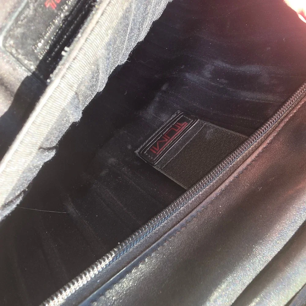 Tumi alpha leather
